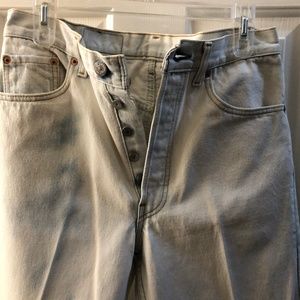 Vintage Levi's 501 bleached jeans 34W